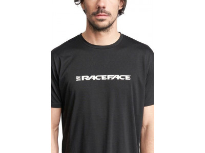 Tricou pentru bărbați Race Face Classic Logo negru