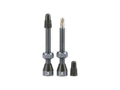 Tubolight Tubeless valves 50 mm gray - pair