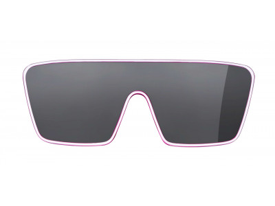 Okulary FORCE SCOPE, różowo-białe, czarne lustrzane soczewki 