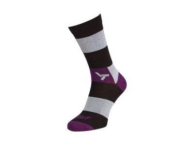 SILVINI Bardiga Socken, black/plum