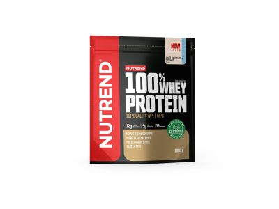 NUTREND 100% WHEY PROTEIN, white chocolate + cocolockring