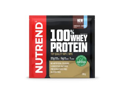 NUTREND 100% WHEY PROTEIN, chocolate + cocolockring