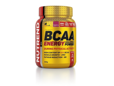 NUTREND BCAA ENERGY MEGA STRONG POWDER – Himbeere
