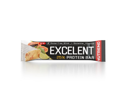 NUTREND EXCELENT PROTEIN BAR - lime with papaya, 85 g