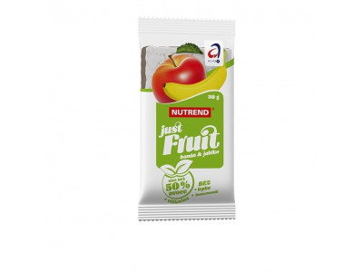 NUTREND just Fruit gyümölcsszelet, 30 g, banán + alma