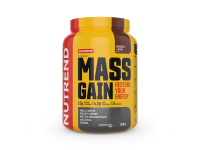 NUTREND MASS GAIN, chocolate + cocoa