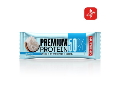Nutrend PREMIUM PROTEIN BAR 50% - kokos, 50 g