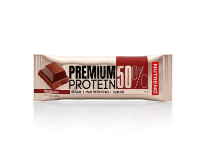 Nutrend PREMIUM PROTEIN BAR 50% - čokoláda, 50 g 