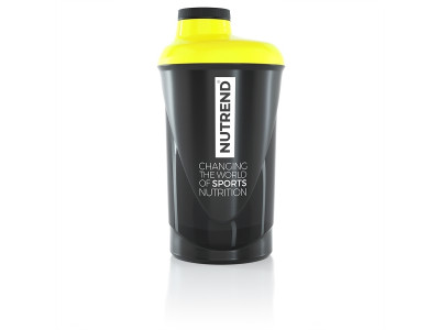 NUTREND SHAKER NUTREND, 600 ml - black and yellow 