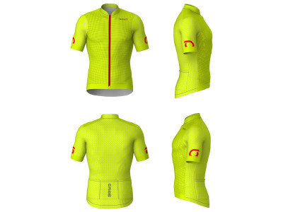 Briko GRANFONDO 2.0 jersey, neon yellow