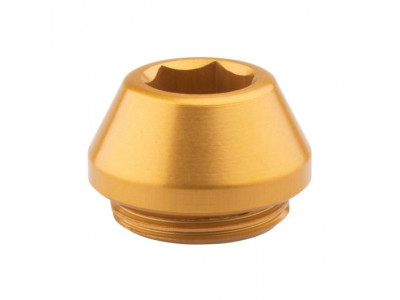 Wolf Tooth WT Boost fixed axle cover, gold