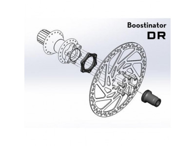 Wolf Tooth Boostinator DR BOOST adapter for DT Star Ratchet, rear