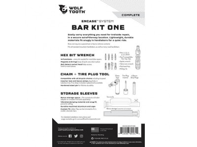 Wolf Tooth EnCase System Bar tool set One for handlebars 17.5 mm