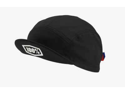 100% Exceeda cap, solid black