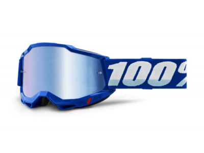 100% Accuri 2 zjazdové okuliare Blue / Mirror Blue Lens