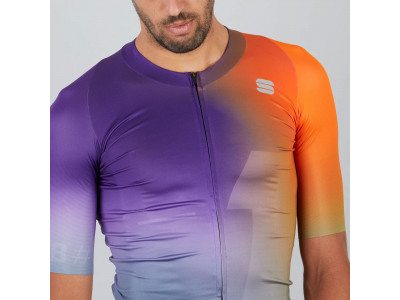 Tricou Sportful Bomber, portocaliu/violet