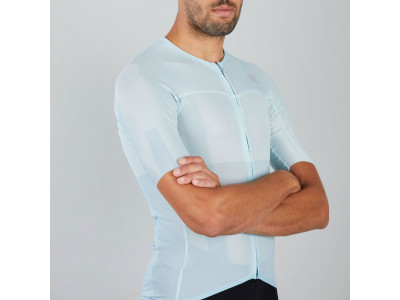Koszulka rowerowa Sportful Light w kolorze jasnoniebieskim/białym 