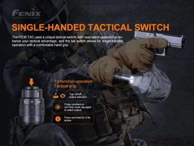 Fenix ​​PD36 TAC tactical flashlight