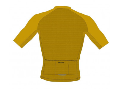 Koszulka rowerowa FORCE Pure, żółta