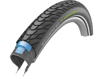 Anvelopă Schwalbe Marathon E-Plus 700x50C Performance ADDIX-E Smart DualGuard, sârmă, reflex