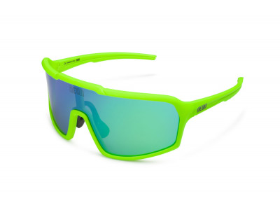 Neonowe okulary ARIZONA Green Mirror Flash Green