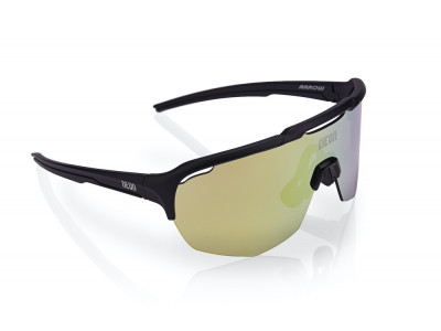 Neonbrille ROAD Black Mirrortronic Gold