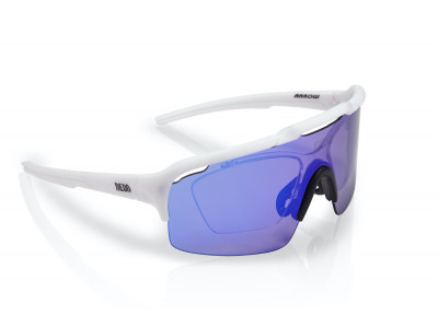 Neon glasses ARROW OPTIC White Mirrortronic Blue