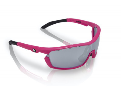 Neonbrille FOCUS Pink Mirrortronic Steel