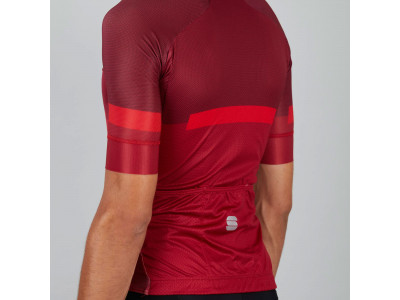 Sportful EVO cycling jersey dark red