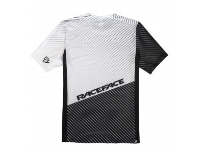 Koszulka rowerowa Race Face Indy, czarno-biała