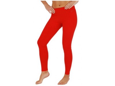 Damskie długie legginsy Nike Leg-A-See Just do it w kolorze czerwonym