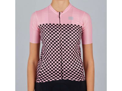 Sportful Checkmate dámsky dres, ružová