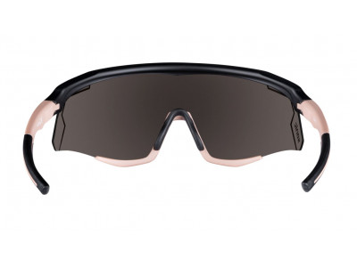 FORCE Sonic okulary, czarne/brązowe, srebrne soczewki lustrzane