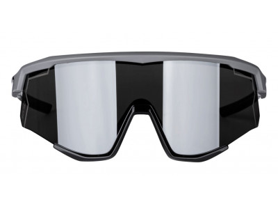 FORCE Sonic glasses, gray/black, black mirror lenses