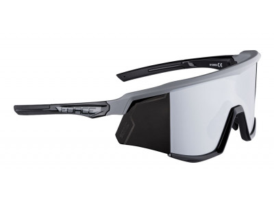 FORCE Sonic szemüveg, szürke/fekete, fekete tükröződő lencsék