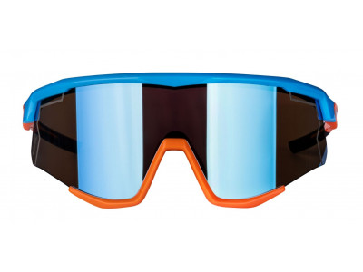 FORCE Sonic okuliare, modrá/oranžová, modré zrkadlové sklá