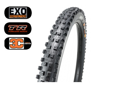 Maxxis Shorty 27.5x2.40&quot; WT EXO 3C Maxx Terra tire, TLR, kevlar