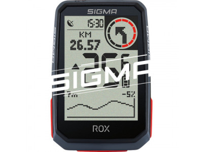 SIGMA ROX 4.0 GPS licznik rowerowy + czujnik tętna, czarny