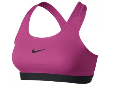 Nike Pro Classic női sportmelltartó lila/fekete