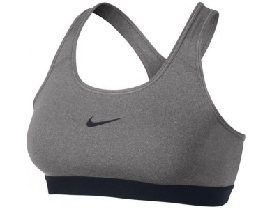Nike Pro Classic női sportmelltartó szürke/fekete