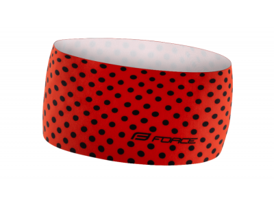 FORCE POINTS headband, not tapered, red