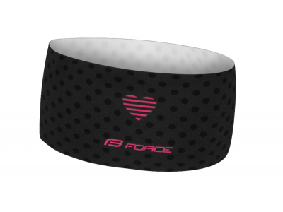 FORCE POINTS headband not narrowed, black/pink