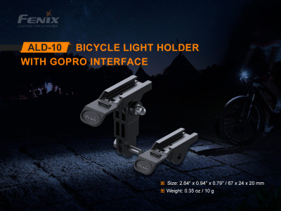 Fenix ALD-10 adaptér pre cyklosvetlá do GoPro mount