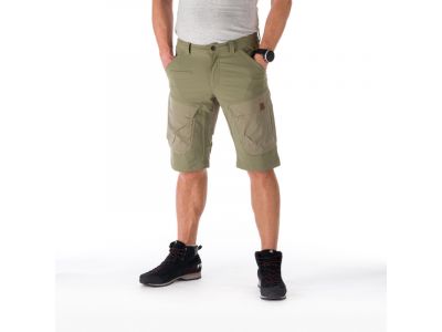 Pantaloni scurți combinați Northfinder TRAVIS adventure, gri-verde