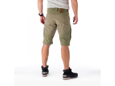 Pantaloni scurți combinați Northfinder TRAVIS adventure, gri-verde