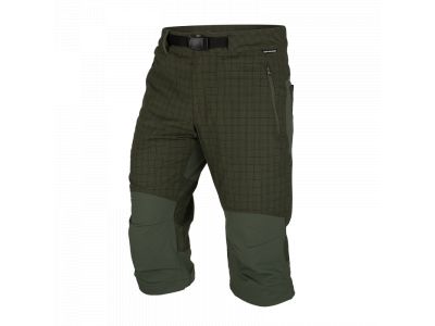 Męskie spodenki outdoorowe BE-3363OR w kratkę, 1-warstwowe DANGELO