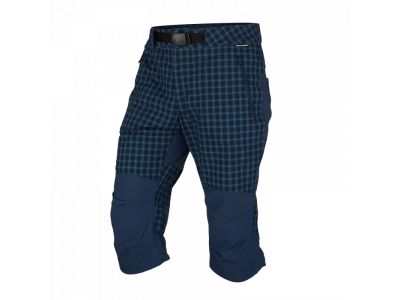 Męskie spodenki outdoorowe BE-3363OR w kratkę, 1-warstwowe DANGELO
