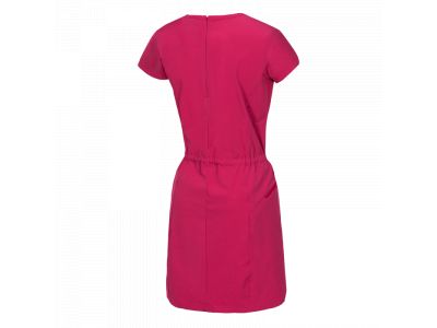 Damska elastyczna sukienka outdoorowa Northfinder BRAYLEE w kolorze wiśniowy czerwonym