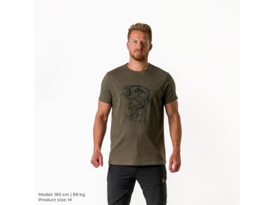 Northfinder ARCHIE T-shirt, blackolive