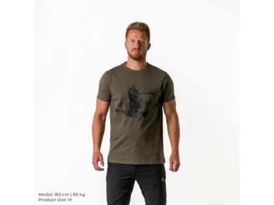 Koszulka Northfinder BENNIE, czarna oliwka